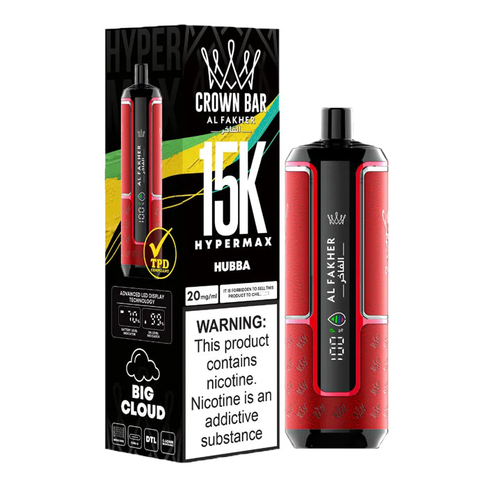 Al Fakher Crown Bar 15000 Puffs Hyper Max