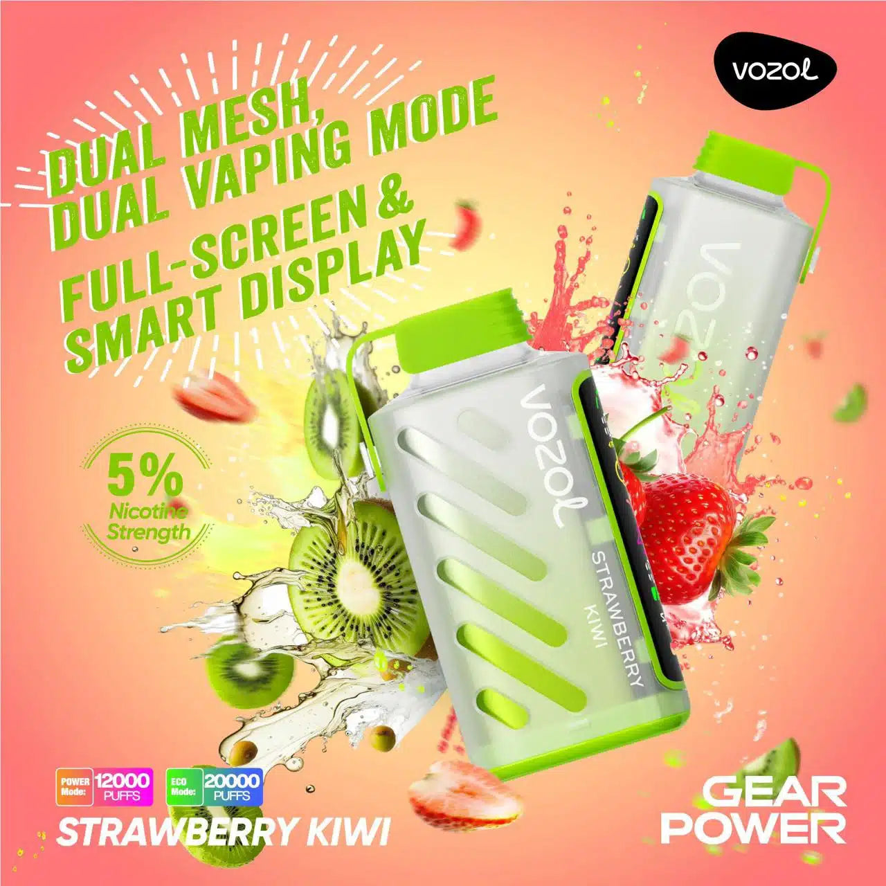 Vozol Gear Power 20000 Puffs Vape