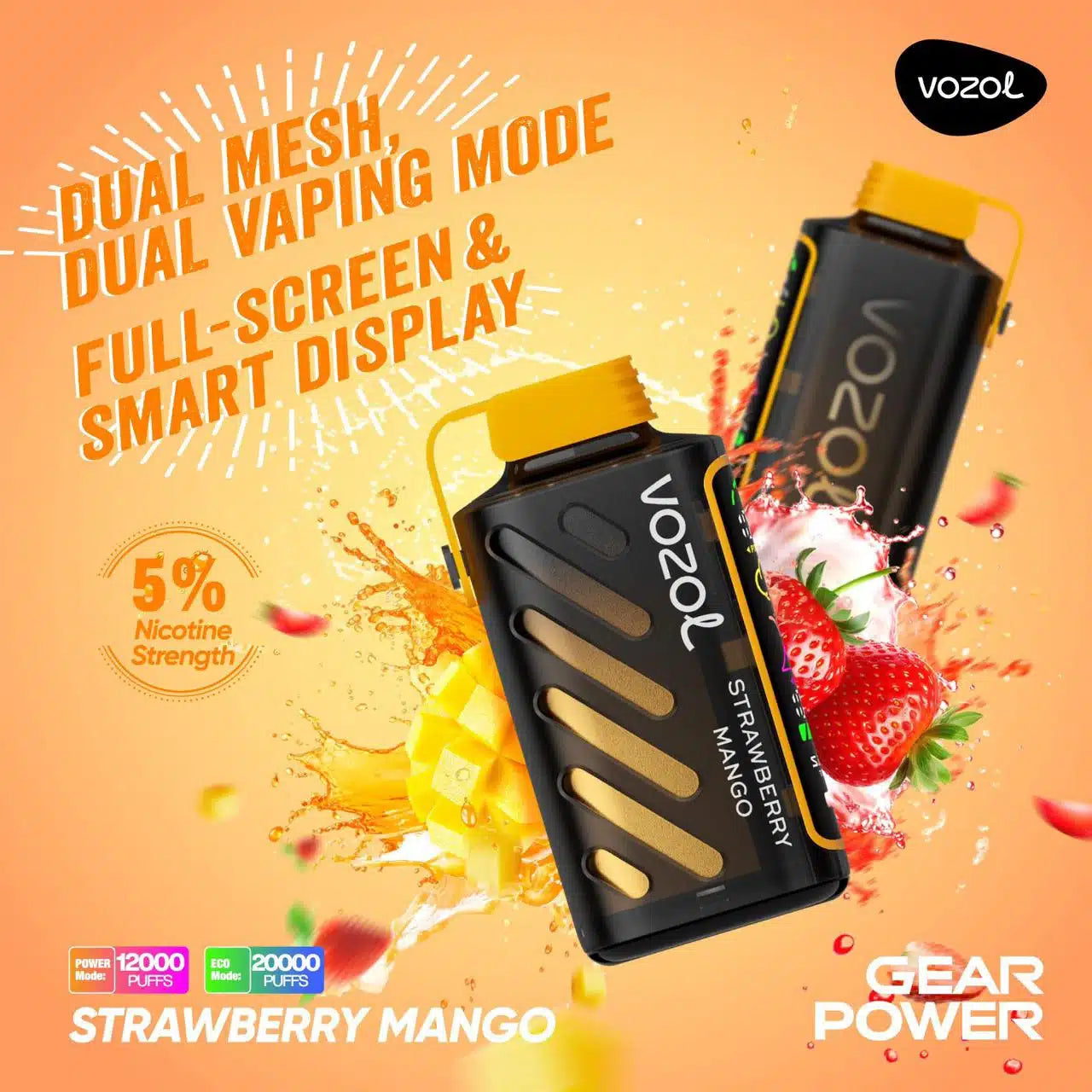 Vozol Gear Power 20000 Puffs Vape