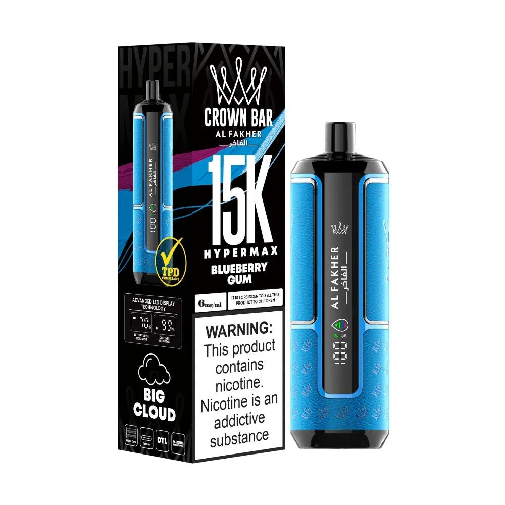 Al Fakher Crown Bar 15000 Puffs Hyper Max