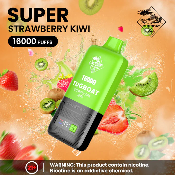 Tugboat Super 16000 Puffs – 5% / 50mg