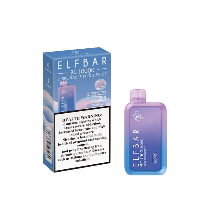 Elf Bar BC10000 Blackberry Cranberry flavor – fruity disposable vape available in UAE