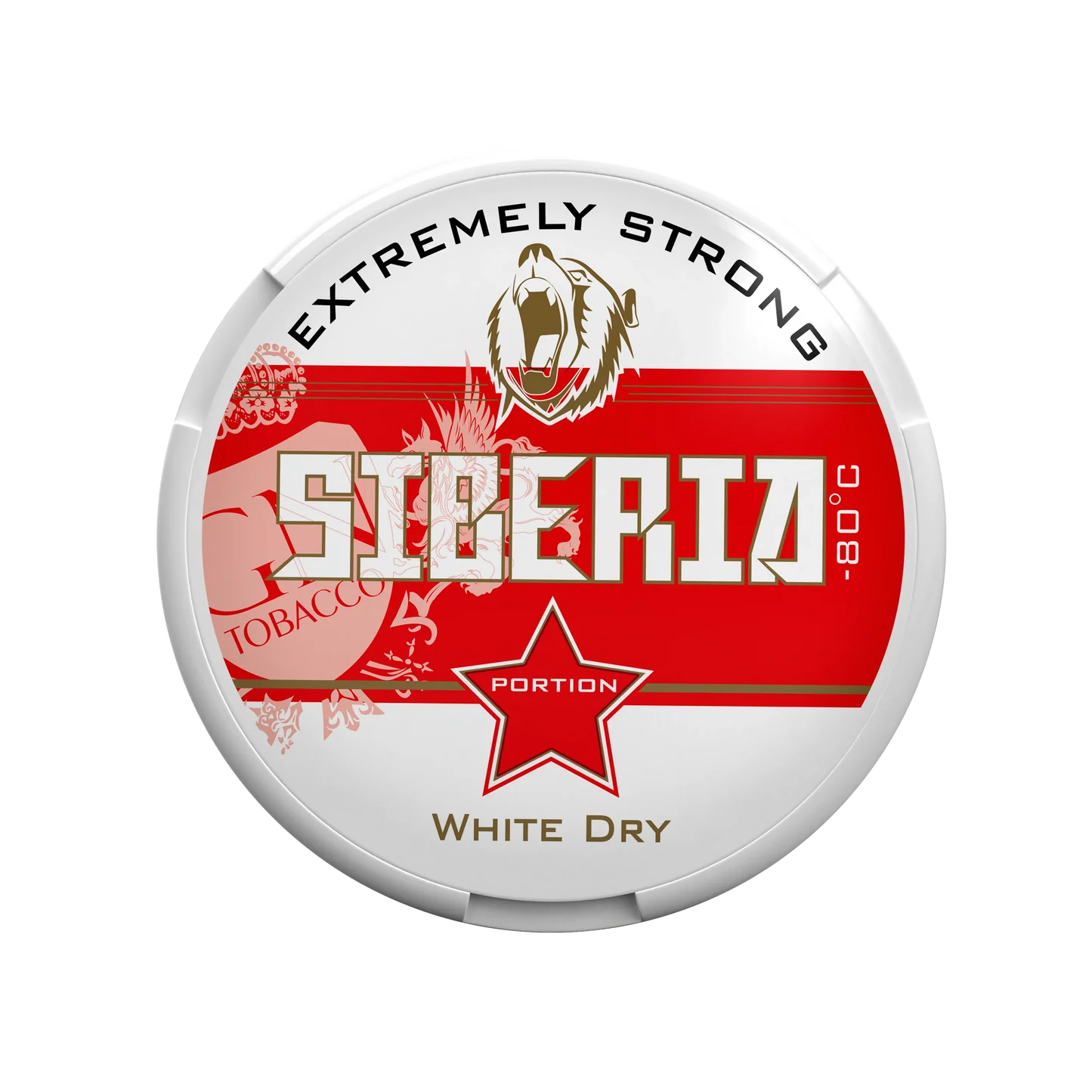 Siberia Extremely Strong White Dry Nicotine Pouches
