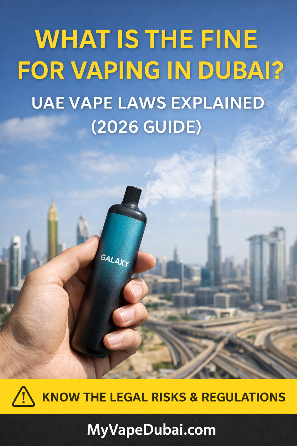 What Is the Fine for Vaping in Dubai? UAE Vape Laws Explained (2026 Guide)