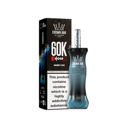 Berry Ice Crown Bar Al Fakher E-Hose X 60000 puffs disposable hookah vape flavor