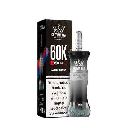 Mixed Berry Crown Bar Al Fakher E-Hose X 60000 puffs disposable hookah vape flavor