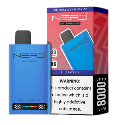 Nerd Slim 8000 Puffs – 2% / 20mg