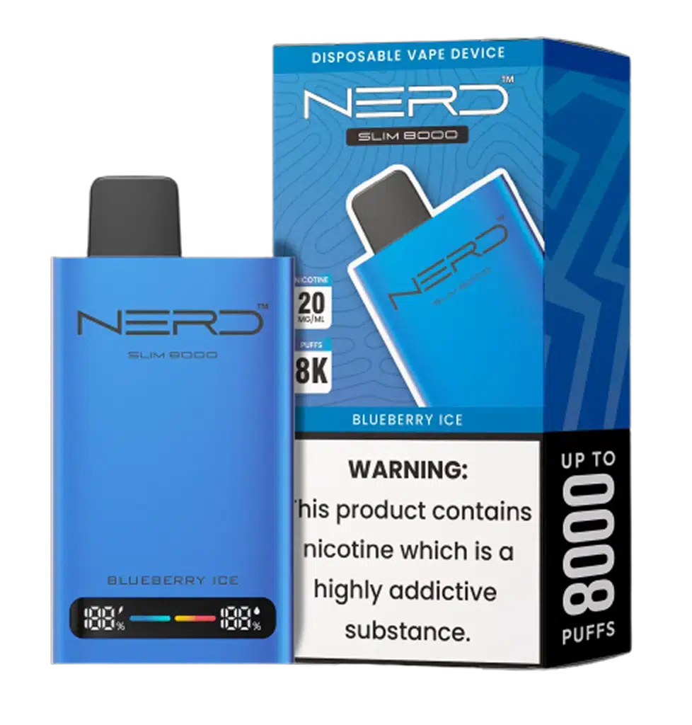 Nerd Slim 8000 Puffs – 2% / 20mg