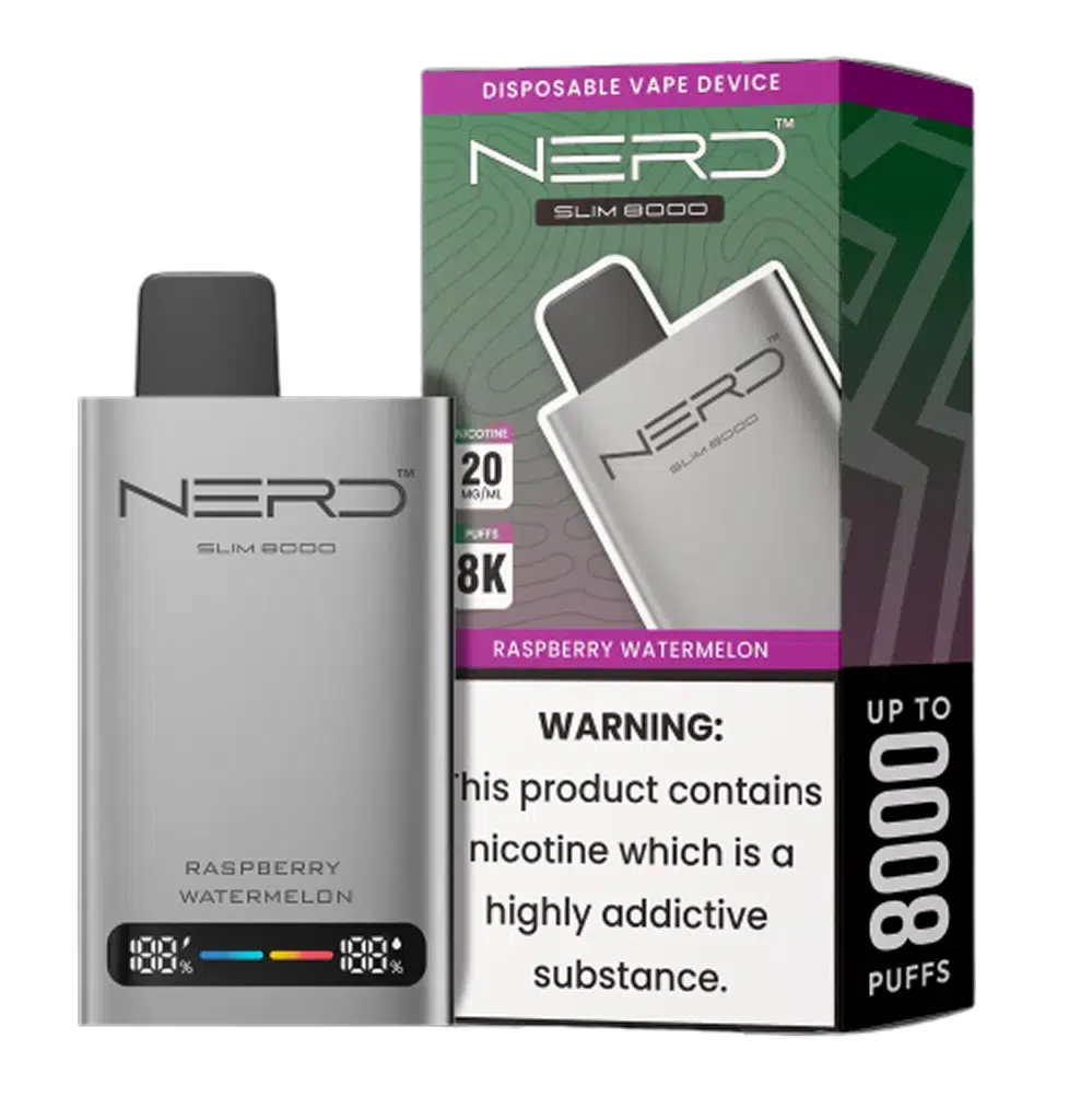 Nerd Slim 8000 Puffs – 2% / 20mg
