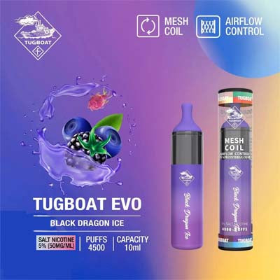 Tugboat Evo 4500 Puffs – 5%/ 50mg
