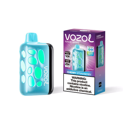 VOZOL vape device and packaging on a white background