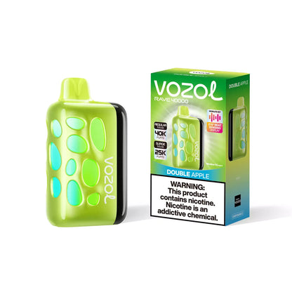 VOZOL vape device and packaging on a white background