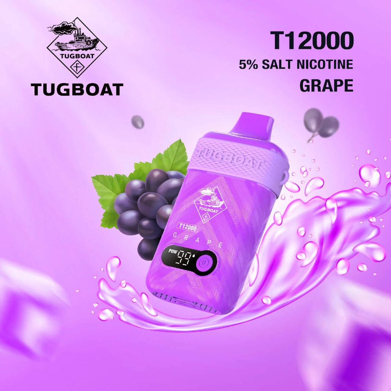 Tugboat T12000 Puffs – 5% / 50mg