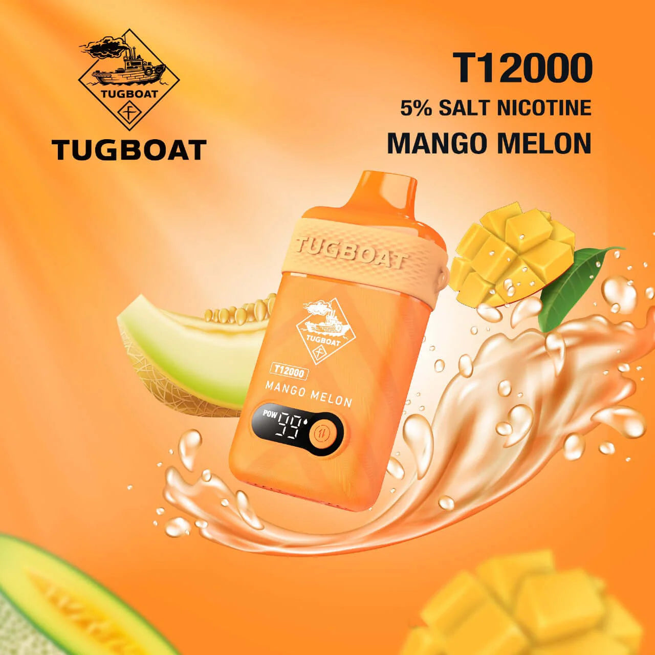Tugboat T12000 Puffs – 5% / 50mg