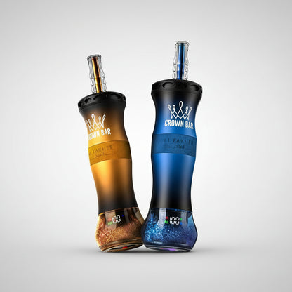 Dual color Crown Bar Al Fakher E-Hose X 60000 puffs disposable hookah vape design