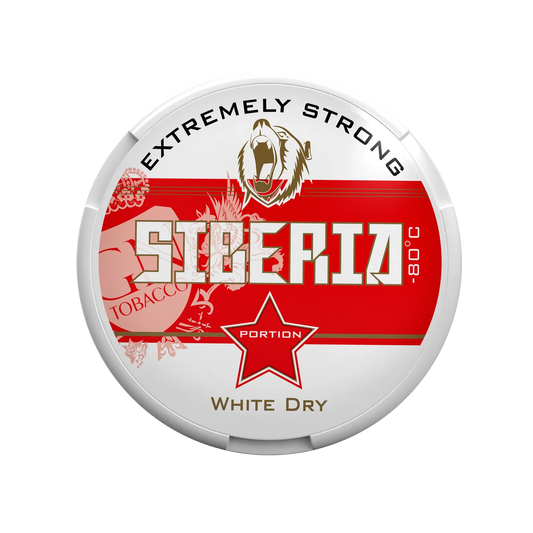 Siberia Extremely Strong White Dry Nicotine Pouches