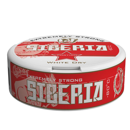 Siberia Extremely Strong White Dry Nicotine Pouches