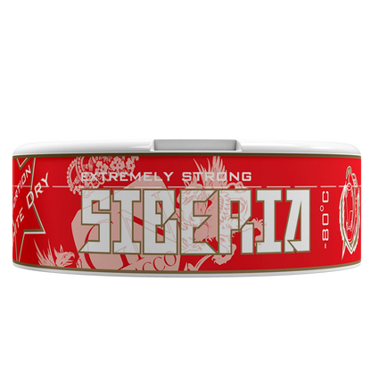 Siberia Extremely Strong White Dry Nicotine Pouches