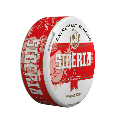 Siberia Extremely Strong White Dry Nicotine Pouches